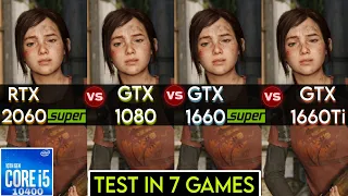 RTX 2060 Super vs GTX 1080 vs GTX 1660 Super vs GTX 1660 Ti | Test In 7 Games | 1080p