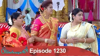 Priyamanaval Episode 1230, 31/01/19