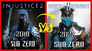 Injustice 2 VS MK 11 - Sub Zero Comparison