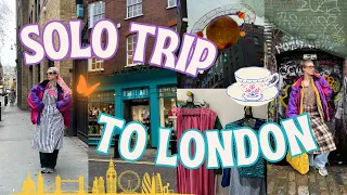 Solo trip to London: Being out of my comfort zone, thrift shopping & sharing my solo trip tips