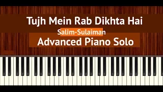 How To Play "Tujh Mein Rab Dikhta Hai" Advanced Piano Solo by Salim-Sulaiman | Bollypiano Tutorial