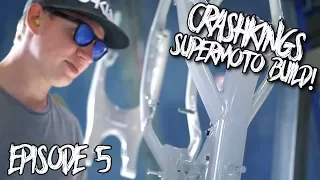 BUILDING A KTM SUPERMOTO EP 5: POWDERCOATING A FRAME!