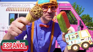 Blippi Español Visita un Camión de Helados | Videos Educativos | Matemáticas y Sumas para Niños