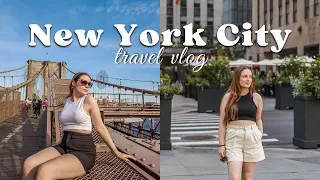 NYC TRAVEL VLOG | exploring the city, date in Central Park & more