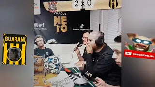 REAÇÃO DO NETO NO GOL DO GUARANI DO PARAGUAI