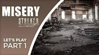 Let's Play STALKER Misery - Call of Pripyat - Part 1 - The Black Road is a lonely one!