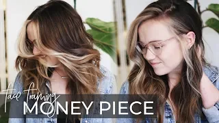 Money Piece Hair Technique | How to do a Face Frame on a Dimensional Balayage (NEW Hair Trend 2019)