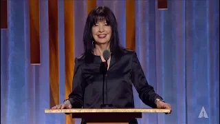 Joy Harjo honors Wes Studi at the 2019 Governors Awards