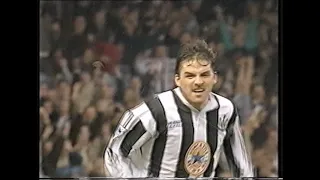 Man City v Newcastle  1995/96 - Pr 24/02  (3-3) - extended highlights