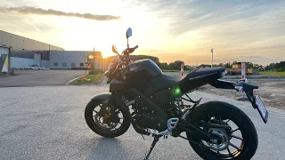 YAMAHA MT-125 2022 // TECH BLACK // Walkaround