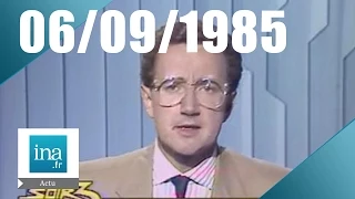 Soir 3 du 06 septembre 1985 - Déraillement d'un train | Archive INA