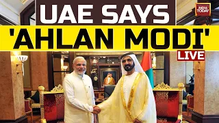 PM Modi LIVE : Ahlan Modi Event LIVE | PM Modi In UAE LIVE | PM Modi Speech Today | India Today LIVE