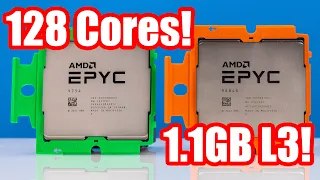 FANTASTIC 128 Core and 1.1GB Cache AMD EPYC Server CPUs