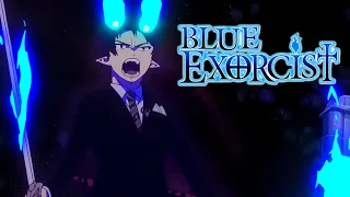 The BLUE EXORCIST Season 3: MEPHISTO PHELES gives a beat down to RIN OKUMURA