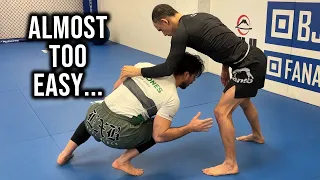 Your Lead Leg is No Match for Placido's Ankle Pick (No GI BJJ)