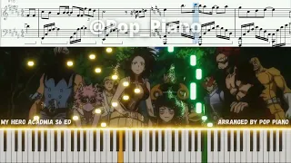 My Hero Academia (僕のヒーローアカデミア) Season 6 ED (Kiro Akiyama/秋山黄色 - SKETCH) PIANO TUTORIAL (ピアノのチュートリアル)