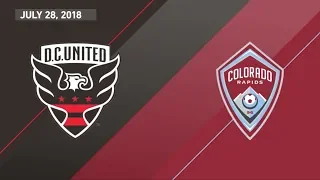 HIGHLIGHTS: D.C. United vs. Colorado Rapids | July 28, 2018