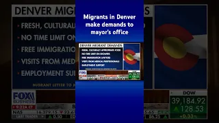 Denver migrants refuse to leave encampment, create list of demands from mayor #shorts