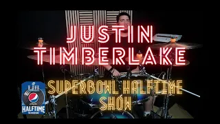 Justin Timberlake My Love- LIVE SuperBowl Halftime show (Valter Boscarino drum cover)