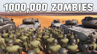 EVERY WW2 UNIT VS 1 MILLION ZOMBIES! Ultimate Epic Battle Simulator 2