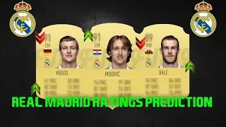 FIFA 19 | REAL MADRID PLAYERS RATING PREDICTION | w/MODRIC, RAMOS, BALE, KROOS, BENZEMA VARANE ....