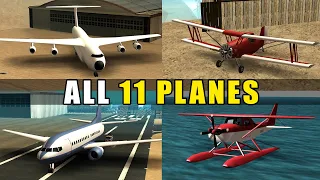 Where to Find ALL PLANES in GTA San Andreas (Locations)