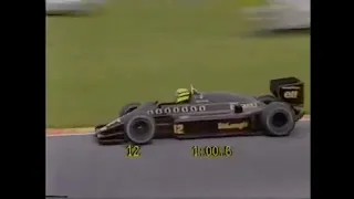 Ayrton Senna 1986 Brands Hatch Qualifying Lap Lotus 98T