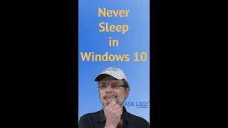 Tip of the Day: Leave Your Laptop Running When Plugged In - Never Sleep in Windows 10 #short