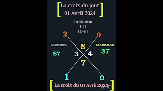 LA CROIX DU JOUR 01 AVRIL 2024