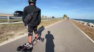 Going Down The Causeway Using A Propel Endeavor Pro!