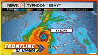 Bagyong Egay, patuloy na binabayo ang Northern Luzon | Frontline Sa Umaga