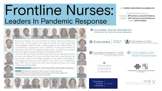 Frontline Nurses: Leaders in Pandemic Response | Website Launch