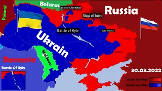 Day 34 of Russian invasion of Ukraine | Russian-Ukraine Crisis Update | Key Events From Day 34 Map