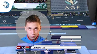 Ivan LITVINOVICH (BLR) - 2018 Trampoline junior European Champion