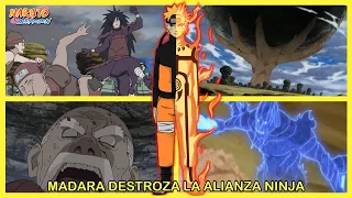 Madara Destroza y Humilla a la Alianza Ninja | Naruto Shippuden Capítulos 321-323