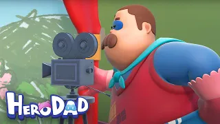 Making a Movie | Hero Dad | Cartoon for Toddlers and Children | 1 Hour +