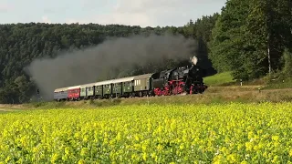 IGE Jubiläumssonderzug "25 Jahre Eisenbahn-Romantik Reisen" / Dampflok Spätsommer in Deutschland