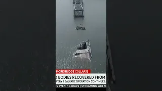 Divers recover 2 bodies from Baltimore bridge collapse site #shorts