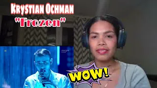 Its MyrnaG REACTS TO Krystian Ochman - "Frozen" - Finale - The Voice of Poland