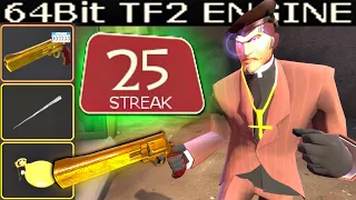 64BIT TF2 ENGINE!🔸Spy on Casual Server (TF2 Gameplay)