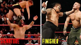 10 WWE Wrestlers Jinka Signature Move Unke Finisher se Jyada Khatarnaak Hai