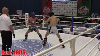 2019 WAKO Hungarian cup   K1 60kg Tadlanek SVK vs Bespiatyi UKR