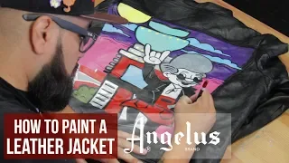 How to Paint a Leather Jacket | Angelus Paints