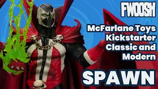 McFarlane Spawn Kickstarter Classic and Modern Action Figure Review