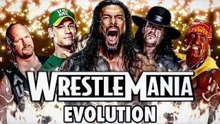 THE EVOLUTION OF WRESTLEMANIA TO 1-40 (All Theme Songs)