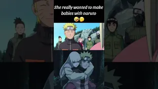 she really wants to have babies with naruto🤭😂 | naruto funny moments 🤣😜