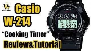 Casio W-214 - review & tutorial