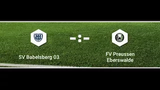 B-Junioren-Brandenburgliga  SV Babelsberg 03 gegen die U17 vom FV Preussen Eberswalde