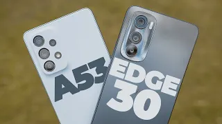 Motorola Edge 30 vs Samsung Galaxy A53 5G, ¿las mejores cámaras de la gama media?