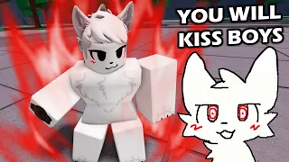 The BOY KISSER Invades The Strongest Battlegrounds.. | Roblox